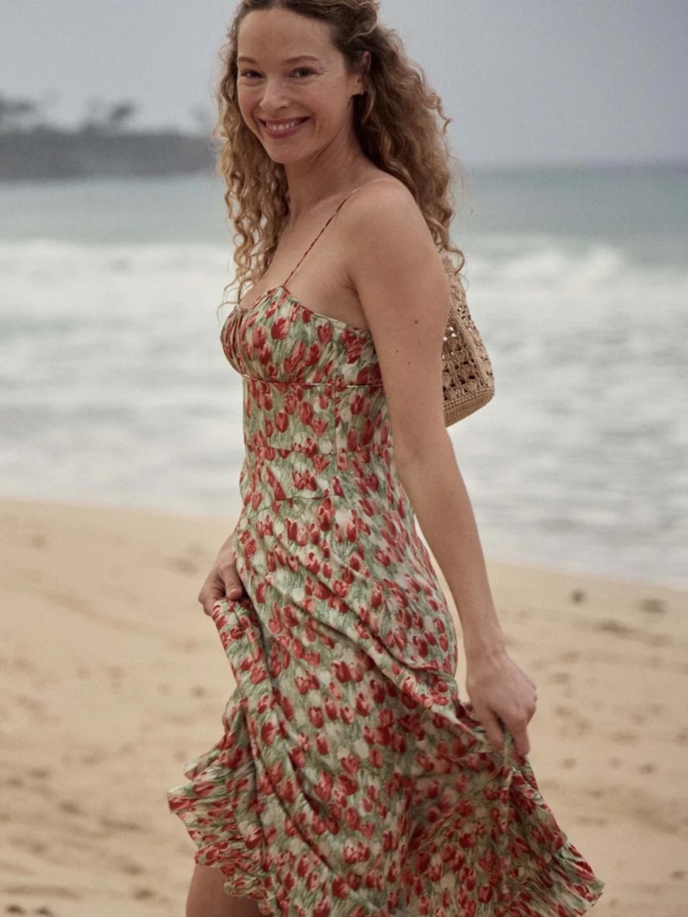 Doen Rosaria tulip fields floral dress - Picture 2 of 6